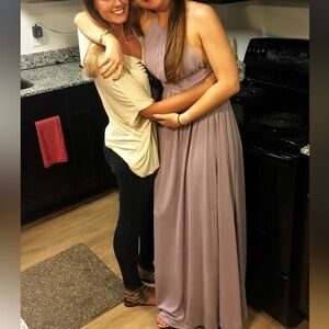 Silence & Noise lilac formal dress